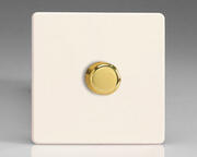 Varilight - Silent Trailing Edge LED Dimmer Switch - Primed - Brass product image