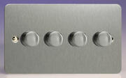 Varilight - Ultraflat Brushed Steel - 120w 2 Way V-PRO Silent Trailing Edge LED Dimmers product image 4