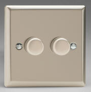 Varilight - Satin - 120w 2 Way V-PRO Silent Trailing Edge LED Dimmers product image 2