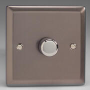 Varilight - Silent Trailing Edge LED Dimmer Switch - Pewter product image