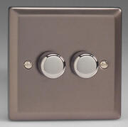 Varilight - Silent Trailing Edge LED Dimmer Switch - Pewter product image 2