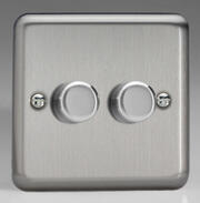 Matt Chrome - V-COM Dimmer Switches product image