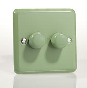 The Rainbow Range Silent Trailing Edge & LED Dimmer Switches Beryl Green product image