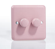 Rainbow Range Silent Trailing Edge & LED Dimmer Switches Rose Pink product image