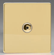 Varilight - Screwless Brass - 100w V-PRO IR Remote Touch LED Dimmers product image