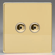 Varilight - Screwless Brass - 100w V-PRO IR Remote Touch LED Dimmers product image 2