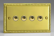 Varilight V-Pro IR Dimmers - Georgian Brass product image 4