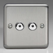 V-PLUS IR Remote Touch Dimmers - Matt Chrome product image