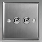 Varilight - Brushed Stainless Steel - 100w V-PRO IR Remote Touch LED Dimmers product image 2