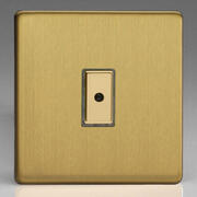 Varilight - Screwless Brushed Brass - V-PRO Multi-Point Touch Dimmers product image