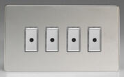 Varilight - Screwless Brushed Brass - V-PRO Multi-Point Touch Dimmers product image 4
