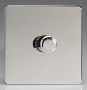 Varilight - Screwless Polished Chrome - V-PRO Smart WiFi LED Dimmers product image