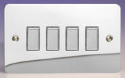 Varilight - Ultraflat Brushed Brass - V-PRO Multi-Point Touch Dimmers product image 8