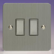 Varilight - Screwless Brushed Steel - V-PRO Multi-Point Touch Dimmers product image 6