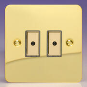 Varilight - Ultraflat Brass - V-PRO Multi-Point Touch Dimmers product image 2