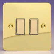 Varilight - Ultraflat Brass - V-PRO Multi-Point Touch Dimmers product image 6