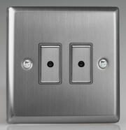 Varilight - Screwless Brushed Steel - V-PRO Multi-Point Touch Dimmers product image 2