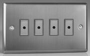 Varilight - Screwless Brushed Steel - V-PRO Multi-Point Touch Dimmers product image 4