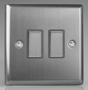 Varilight - Screwless Brushed Steel - V-PRO Multi-Point Touch Dimmers product image 6