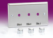 Mirror Chrome - Varilight Matrix Dimmer Plate Kits product image 5