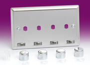 Mirror Chrome - Varilight Matrix Dimmer Plate Kits product image 6