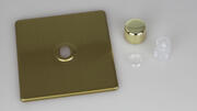 Varilight - Screwless Brushed Brass - Dimmer Plate Kits product image 2