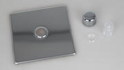 Varilight - Screwless Polished Chrome - Dimmer Plate Kits product image