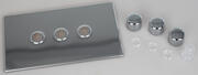 Varilight - Screwless Polished Chrome - Dimmer Plate Kits product image 5