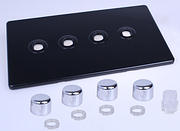 Varilight Matrix Dimmer Plate Kits - Piano Black product image 4