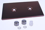 Varilight Matrix Dimmer Plate Kits - Mocha product image 6