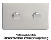 Varilight - Screwless Satin - Dimmer Plate Kits product image 4