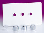 Varilight Matrix Dimmer Plate Kits - Premium Whit product image 3