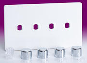 Varilight Matrix Dimmer Plate Kits - Premium Whit product image 5