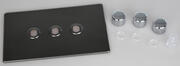 Varilight - Screwless Pewter - Dimmer Plate Kits product image 3