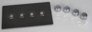 Varilight - Screwless Pewter - Dimmer Plate Kits product image 4