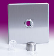 Varilight Matrix Dimmer Plate Kits - Stainless Steel product image