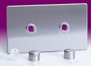 Varilight Matrix Dimmer Plate Kits - Stainless Steel product image 6