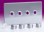 Varilight Matrix Dimmer Plate Kits - Stainless Steel product image 4