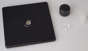 Matt Black Dimmer Plate Kit - Screwless product image 5
