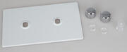 Varilight - Dimmer Plat Kits - Screwless Primed - Chrome product image 6