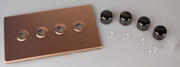 Varilight Matrix - Dimmer Plate Kits - Copper - Screwless product image 6