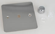Varilight - Ultraflat Polished Chrome - Dimmer Plate Kits product image