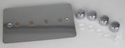 Varilight - Ultraflat Polished Chrome - Dimmer Plate Kits product image 6