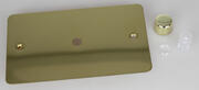 Varilight - Ultraflat Brass - Dimmer Plate Kits product image 2