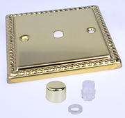 Varilight Matrix Dimmer Plate Kits - Georgian Brass product image