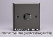 Graphite - Varilight Matrix Dimmer Plate Kits product image