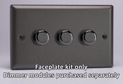 Graphite - Varilight Matrix Dimmer Plate Kits product image 3