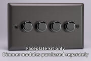 Graphite - Varilight Matrix Dimmer Plate Kits product image 4