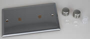 Varilight - Brushed Stainless Steel - Dimmer Plate Kits product image 4