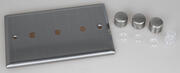 Varilight - Brushed Stainless Steel - Dimmer Plate Kits product image 5